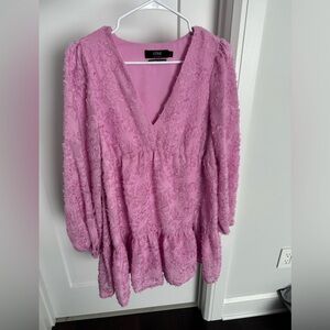 Simons ICONE pink flowy dress